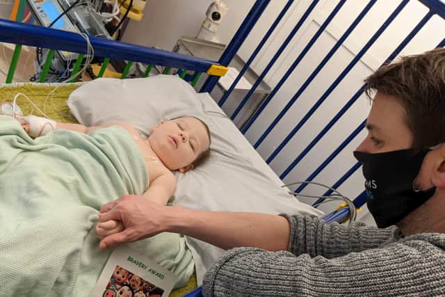 Ezra spent time on the Oncology and Haematology Ward at Sheffield Children's