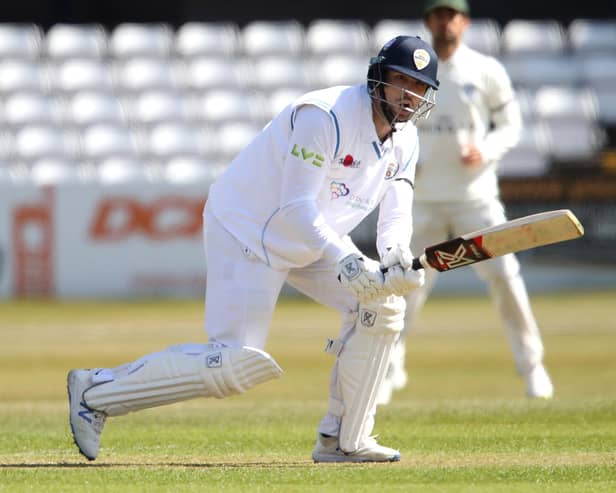 Billy Godleman had a big say in keeping Durham at bay on a rain-affected opening day. (Photo by Alex Pantling/Getty Images)