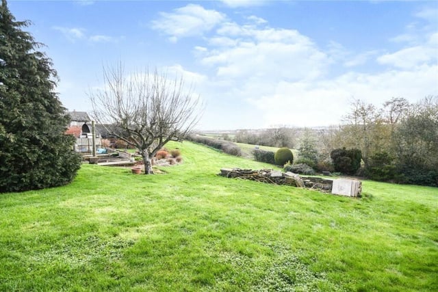 Set in 17 acres of land, the property enjoys beautiful views of the countryside.