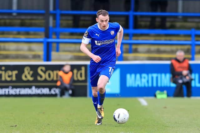 Liam Mandeville is one of the players fighting for a starting place in Chesterfield's midfield.