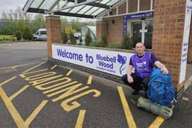 Lee Brassington, 41, from Chesterfield, aims to complete The National Three Peaks Challenge in 24 days. Most people complete it in 24 hours, driving between destinations - but Lee plans to walk between the mountains.