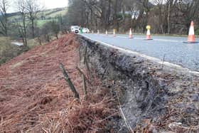 The Snake Pass will be closed for at least a month after landslips