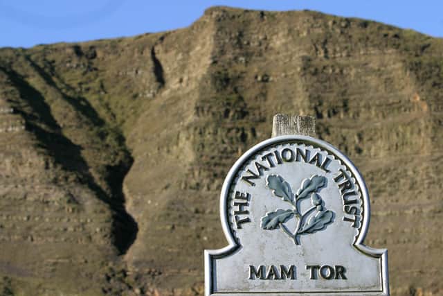 Mam Tor in the Peak District.
