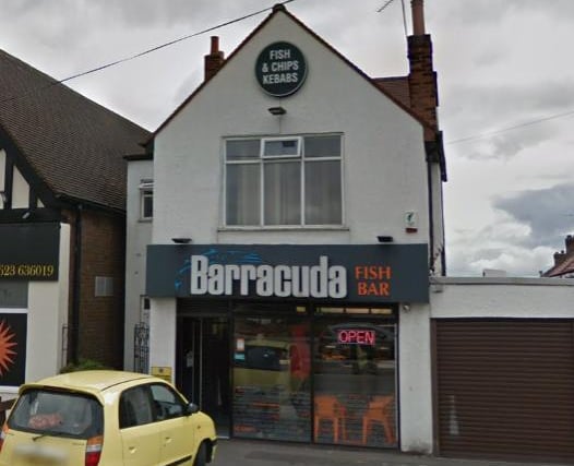 In fourth place we have the popular Barracuda Fish Bar. You can visit this restaurant at, 107 Sutton Rd, Mansfield NG18 5ET.