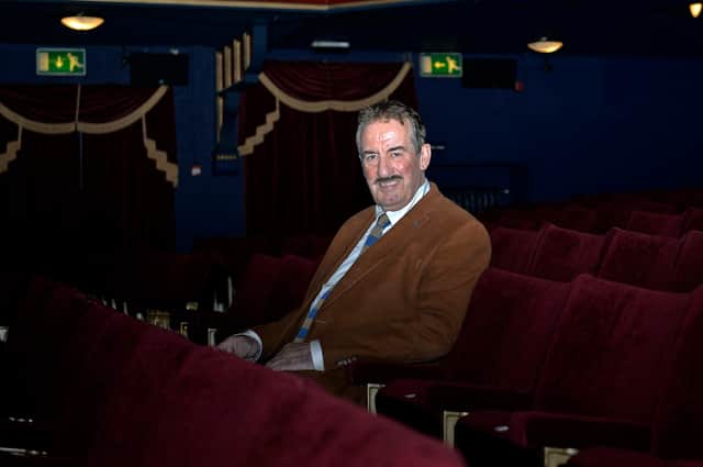 John Challis returned to Chesterfield in 2014 to officially open the refurbished Pomegranate Theatre.