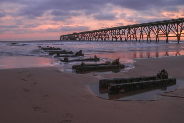 A favourite spot for local photographers. Steeley pier still cuts a striking image jutting out into the sea. This atmospheric picture was taken by Danielle Owens.