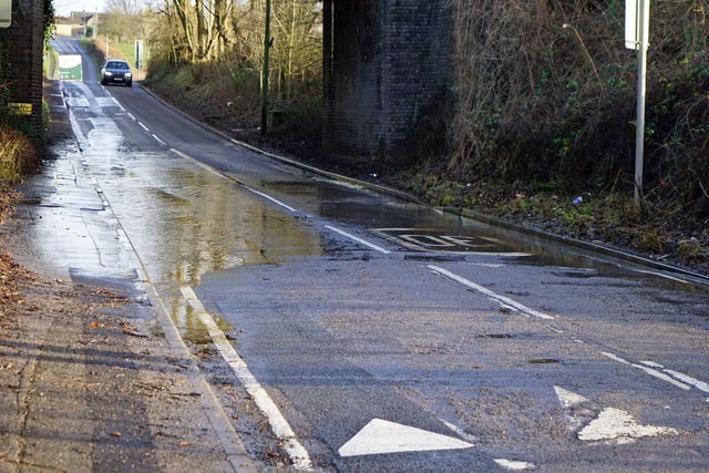 This is another Inkersall route where drivers are faced with potholes.