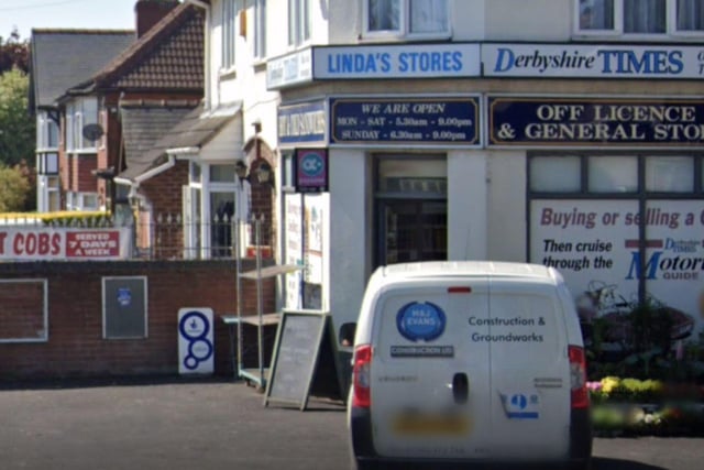 Lindas Stores at Derby Road in Birdholme holds a one-star hygiene rating following an inspection in November 2022.