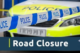 The A38 northbound has been closed to to a road traffic collision