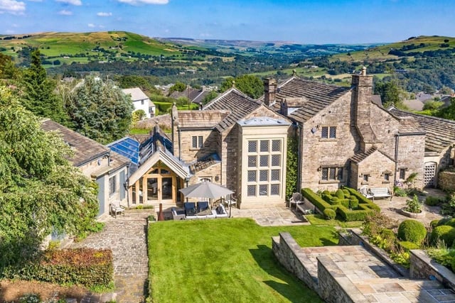 Located in High Peak, this five bedroomed property has an asking price of £1,450,000 and also includes an enormous wine cellar.