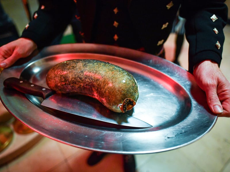 Jeremy Bos thinks haggis is "the best food in the world".