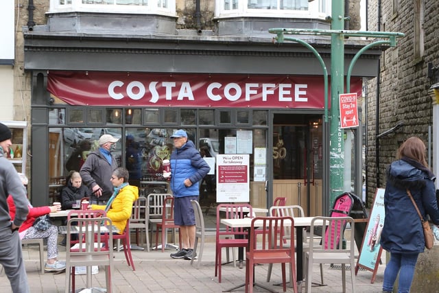 WH Cox butchers is now Costa Coffee