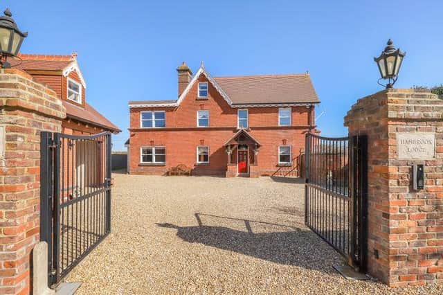 Hambrook Lodge is on sale in Fareham for £1.2m