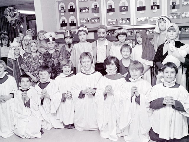 Waingroves school nativity play, December, 1983.