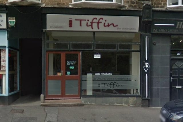 Tiffin, on Fulwood Road, has a full five-star food hygiene rating.