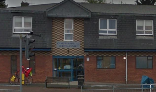 Chatsworth Road Medical Centre was ranked 110 out of 117 practices  for its percentage of poor responses. There were 265 survey forms distributed, 120 were completed and returned and the response was 45%.  In grading their experience of the GP practice, 2% said fairly poor.