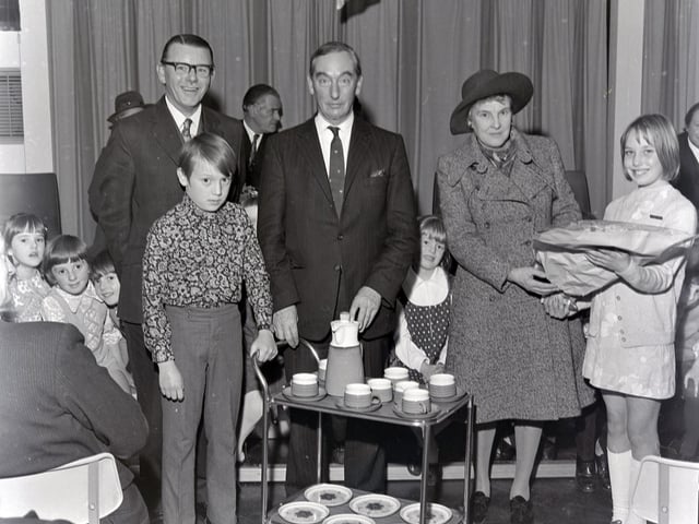 Opening of Langley Mill junior school, November 1972.