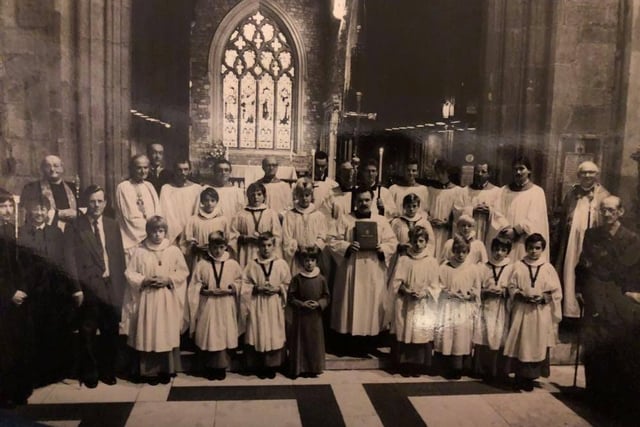 Sheffield Cathedral Church Choir pictured in October 1984