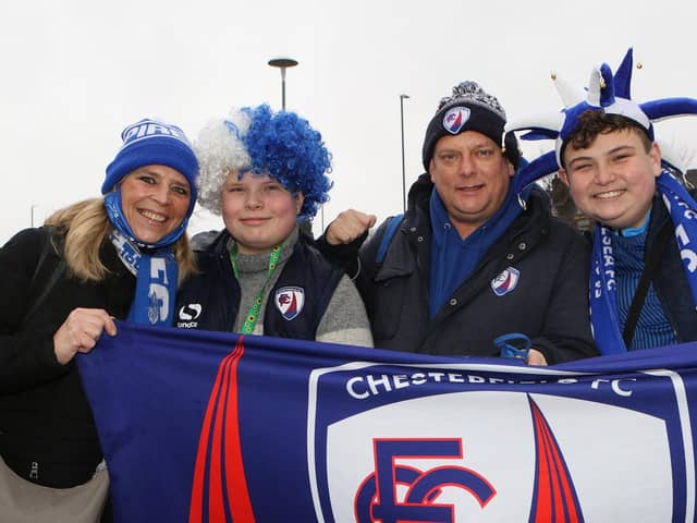 The Bowmer family were all looking forward to the trip to Stamford Bridge.