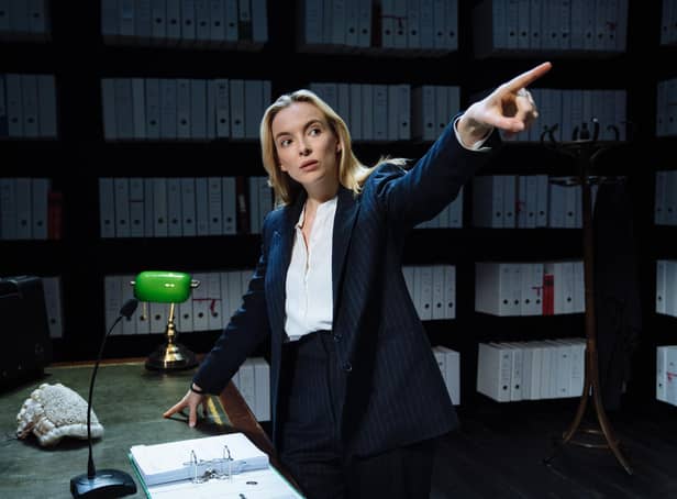 Jodie Comer in Prima Facie (photo: Empire Street Productions/Helen Murray)