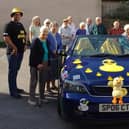 Prior to setting off on their epic journey, the 'Ey Up Duck' banger made a special visit to the b:friend Gleadless Social Club in Sheffield. The older neighbours at the club were overjoyed to meet Sol and James and had the opportunity to admire the car before its grand adventure.