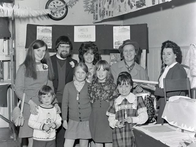 Riddings church Christmas fayre, November 1972.