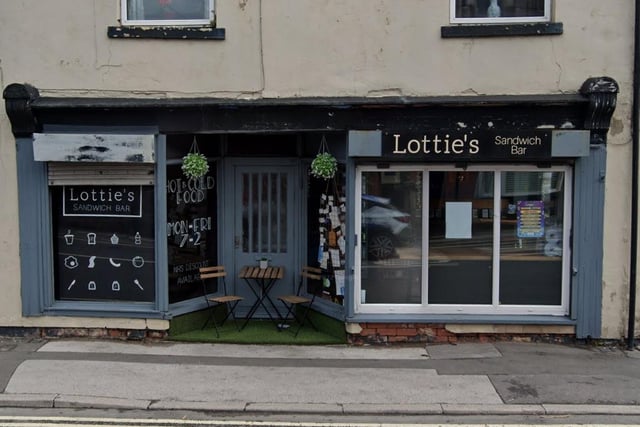 Lottie's Sandwich Bar, a takeaway at 117-119 Saltergate, Chesterfield was given the maximum score of 5 stars after assessment on April 11
