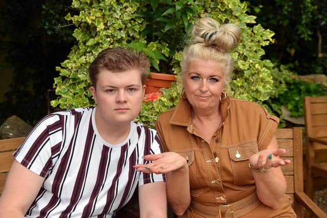 Marie Martin, pictured with her autistic son Zak, is calling for the next PM to listen to parents of disabled children and to hold local councils to account