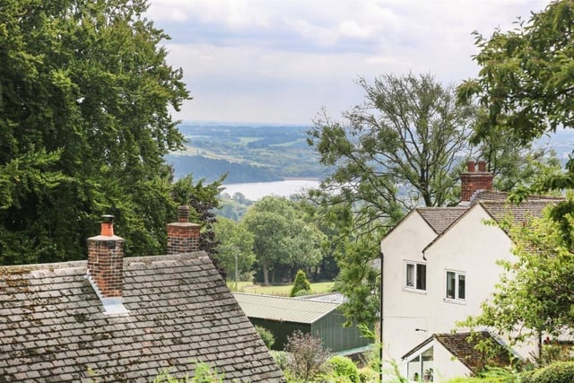 Stonebank House is in an elevated position with views across to Ogston Reservoir.