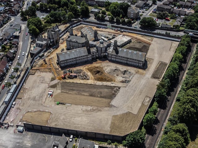 Progress on HMP Kingston taken recently