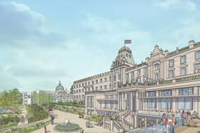 The proposed plans for County Hall in Matlock. Image from HLM Architects.