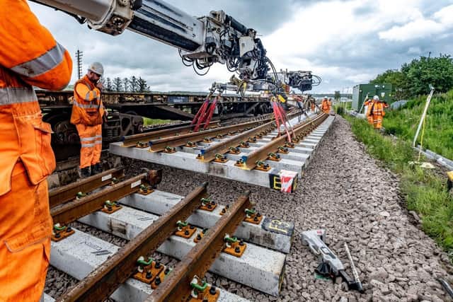 Network Rail was working on track renewal engineering in the nights leading up to the incident.