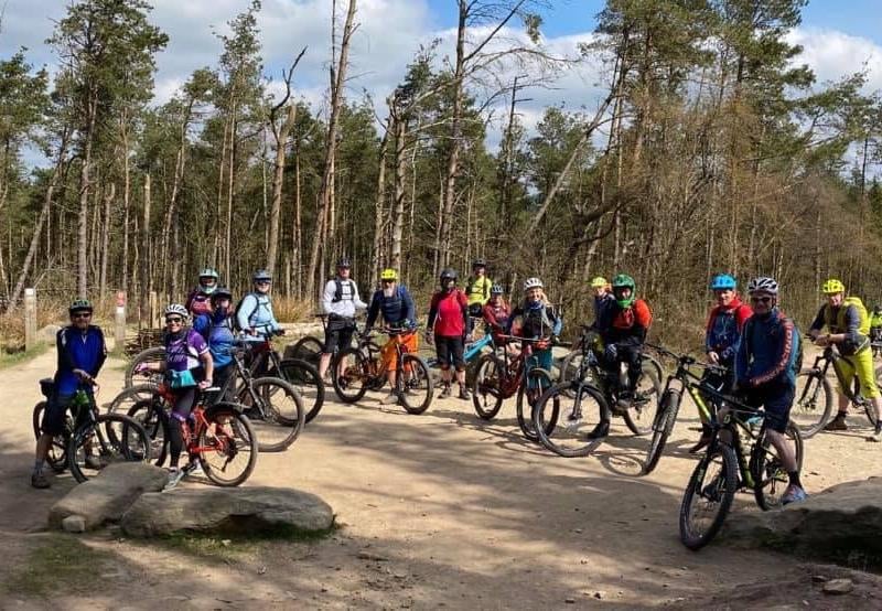 Mountain biking at Lady Canning’s in Sheffield.  From Ali Brocklebank-Lambert.