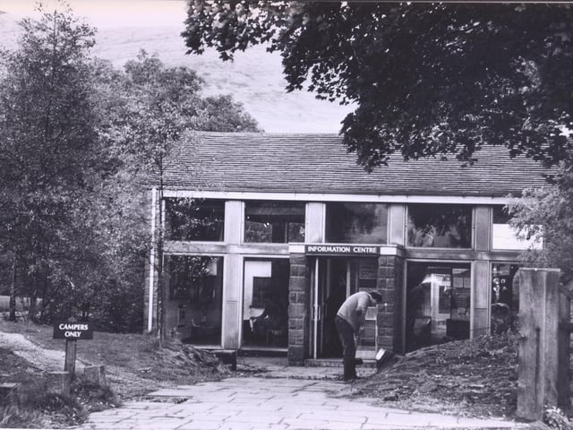 The Peak District National Park Information Centre at Edale, 1981.