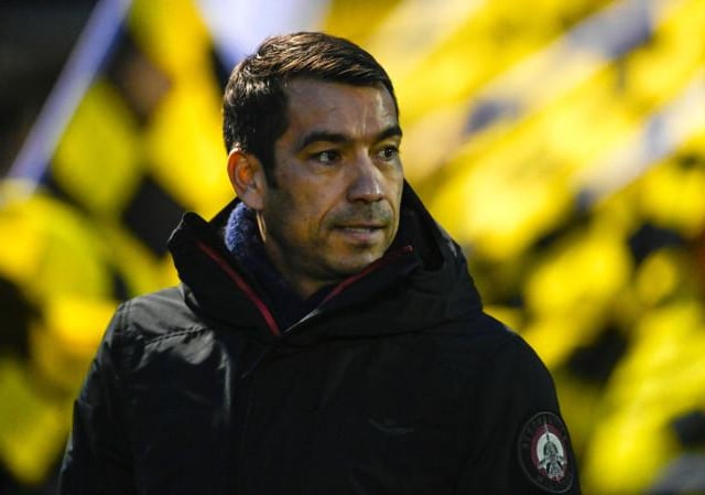 Rangers manager Giovanni van Bronckhorst. (Photo by Rob Casey / SNS Group)