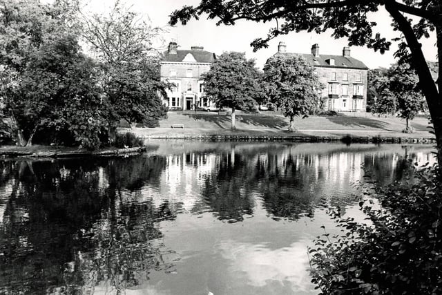 Buxton's pavillion gardens, 1976.