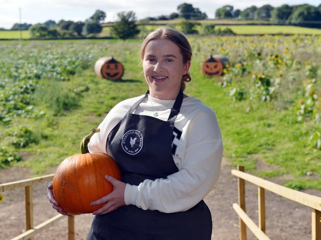 There are 3,706 Robinson’s across Derbyshire - making it the 13th most common surname. This surname is patronymic, from the Middle English personal name Robin, a pet form of Robert’s son. Pictured here is Nicole Robinson, who runs the cafe at Stretton Hall Farm.