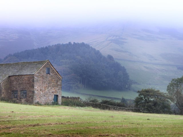 Hayfield is a traditional starting point for those climbing Kinder Scout - the highest point in the Peak District National Park.