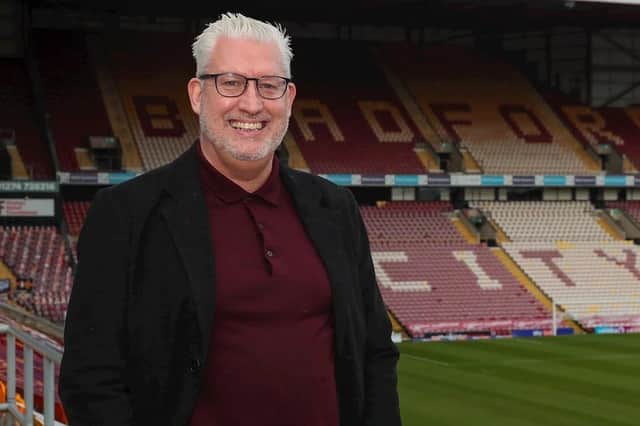 Lee Turnbull is the new recruitment director at Bradford City. Picture credit: Bradford City.