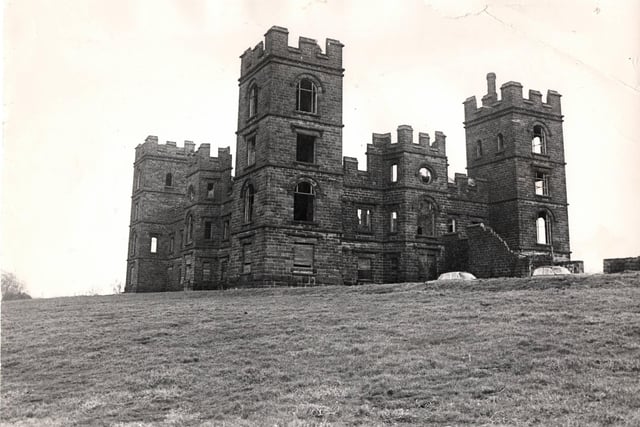 Riber Castle, Matlock, 1975.