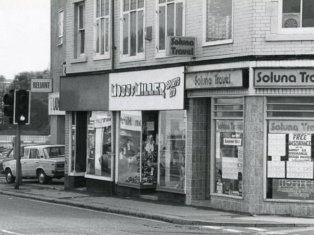 The Moss & Miller shop on Chatsworth Road, Chesterfield