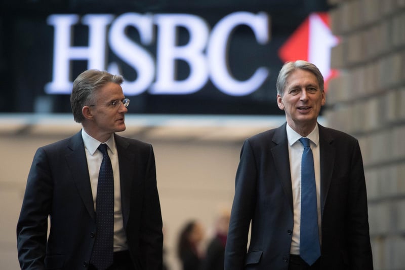 John Flint (left) who was the former CEO of HSBC and he attended university in Portsmouth.