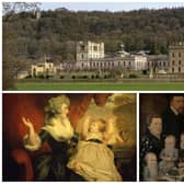 Chatsworth House's new art exhibition, Picturing Childhood, will include a portrait of Georgiana Spencer, Duchess of Devonshire with her daughter Lady Georgiana Cavendish painted by Sir Joshua Reynolds, 1784 (pictured bottom left) and William Brooke, 10th Lord Cobham and his family, painted by The Master of the Countess of Warwick 1567-1580 (photo: Chatsworth House by Bruce Rollinson)