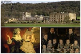 Chatsworth House's new art exhibition, Picturing Childhood, will include a portrait of Georgiana Spencer, Duchess of Devonshire with her daughter Lady Georgiana Cavendish painted by Sir Joshua Reynolds, 1784 (pictured bottom left) and William Brooke, 10th Lord Cobham and his family, painted by The Master of the Countess of Warwick 1567-1580 (photo: Chatsworth House by Bruce Rollinson)
