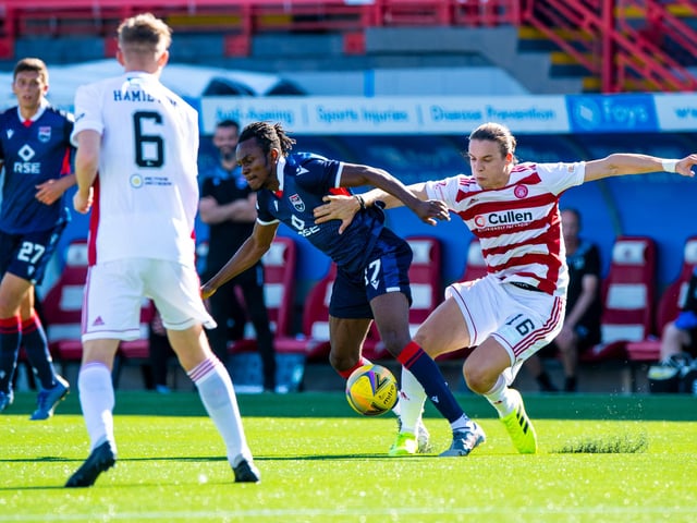Two games in and it’s already not looking good for Hamilton Accies, clearly in need of some strengthening. Defensively they were shaky, but it was their possession play which was equally worrying. Despite being at home to Ross County they had less than 40 per cent of possession and completed just 51 per cent of their passes. It puts a lot of strain on the defence.