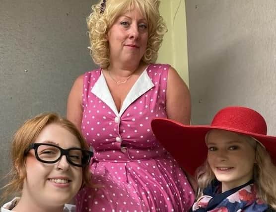 Louise Humpage, Rachel Cooper Bassett and Ellie Ashmore, left to right, will tread the boards in Dronfield Musical Theatre Group's production of 9 to 5 running from October 11 to 15, 2023.