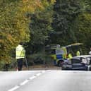Station Road between Renishaw and Eckington will 'remain closed for some time' according to police, after two cars crashed on the road this morning.