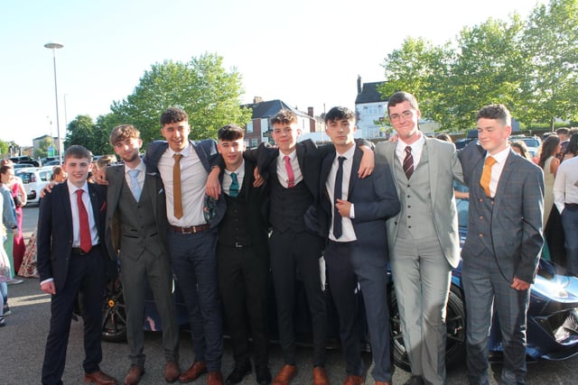 The lads got a chance to get suited and booted