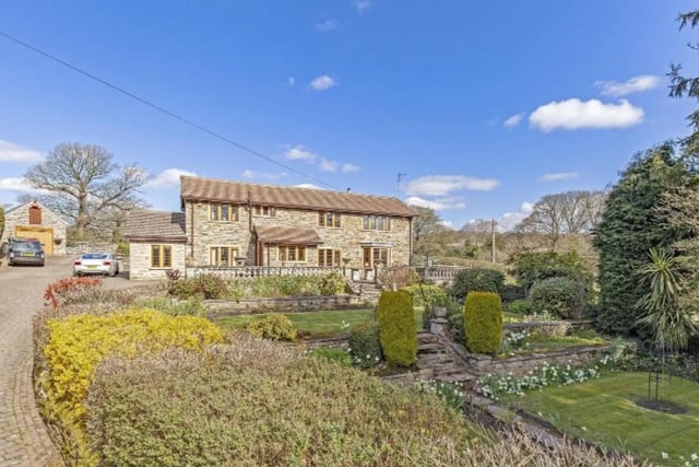 This huge detached house only has four (!) bedrooms, but its secluded location and five acres of land more than make up for it. It's valued at £1,475,000.