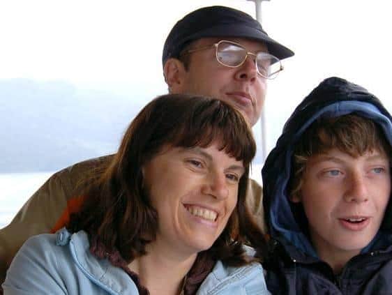 Martin and Jennifer Conlon with son Alasdair